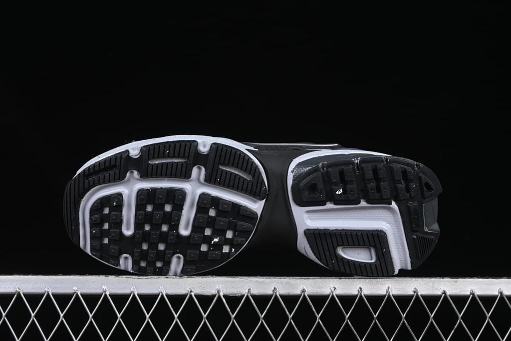 Underside view showing the outsole tread pattern