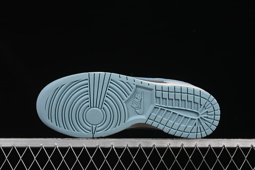 Light blue outsole tread pattern
