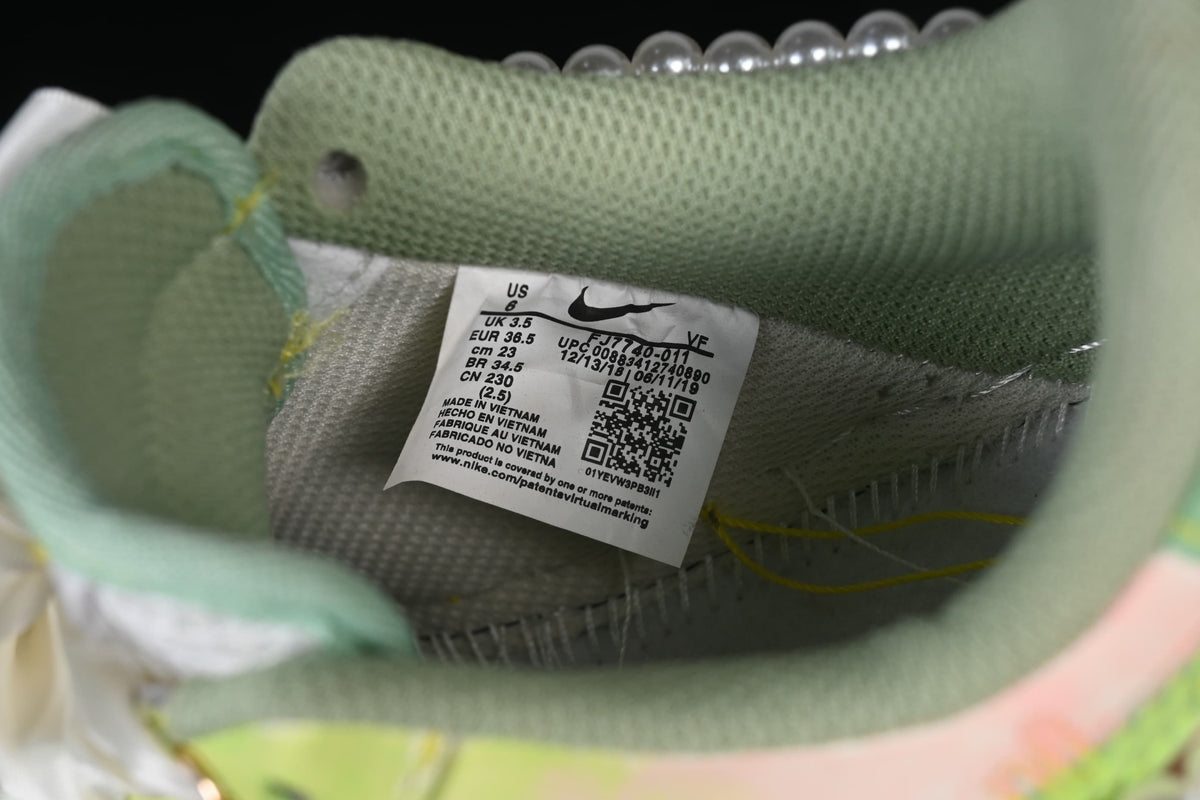 Interior size label showing EU 36.5 and other size conversions