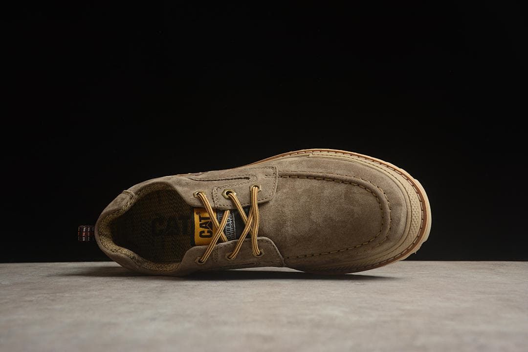 Top-down view of the shoe and lace-up design