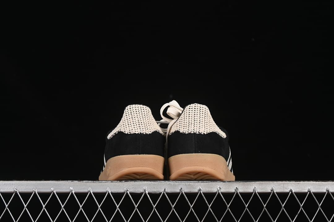 Rear view of the pair showing cream heel details and gum-colored soles.