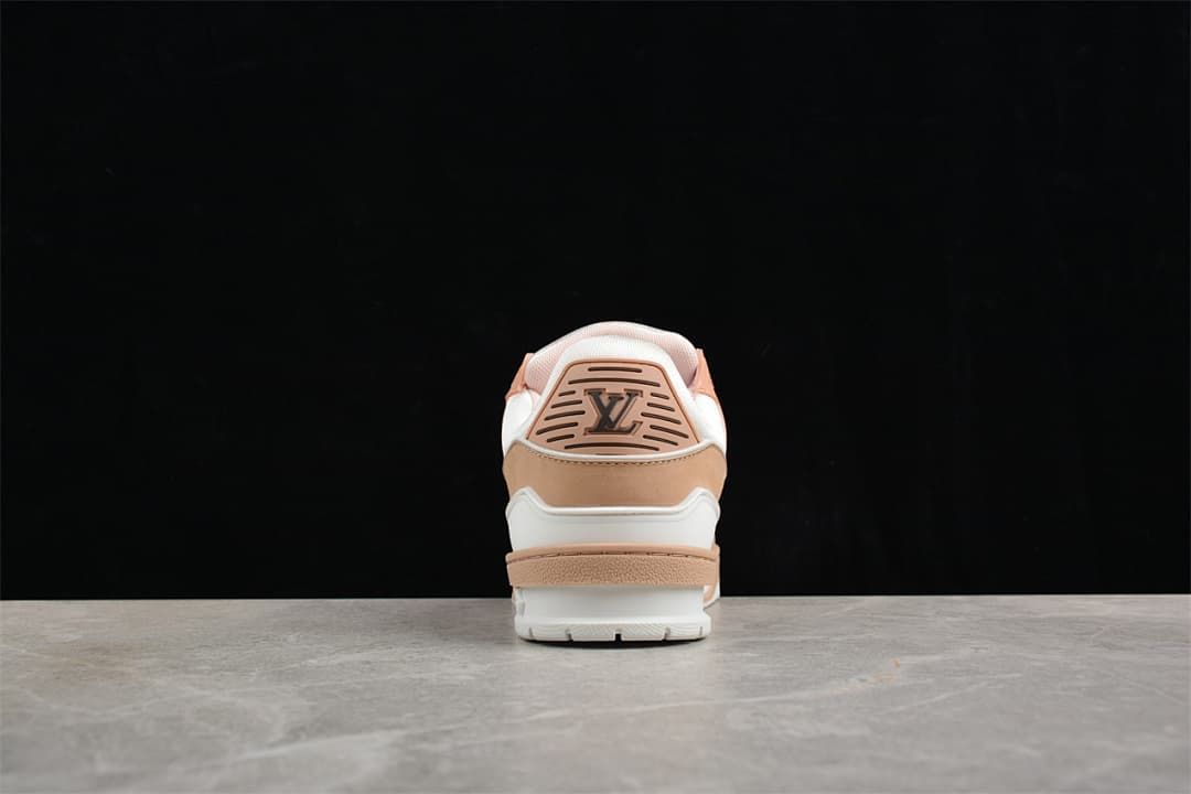 Rear view showing the heel panel and chunky outsole