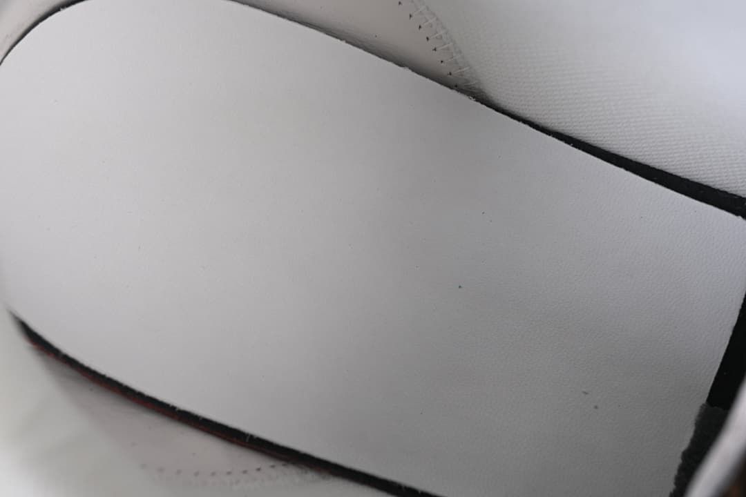 Close-up of the sneaker's inner construction