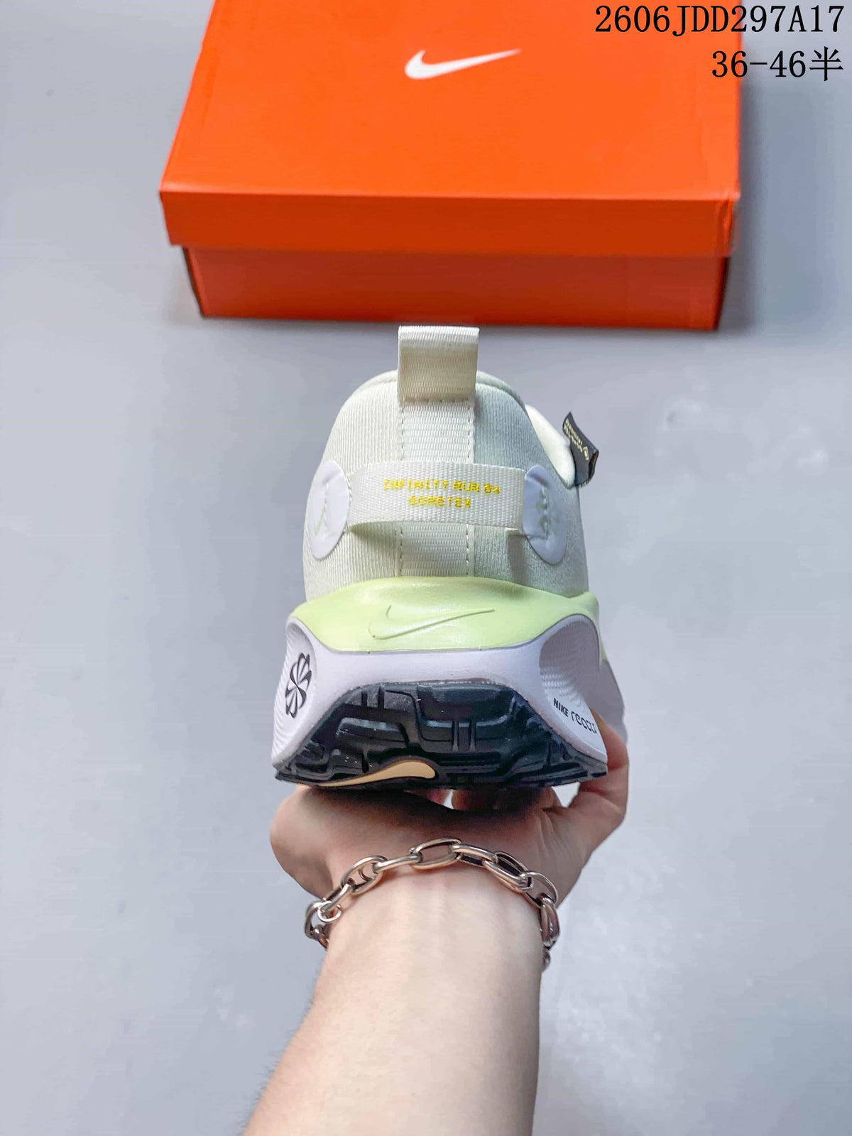 Rear view of a Nike InfinityRN 4 shoe showing the heel and outsole