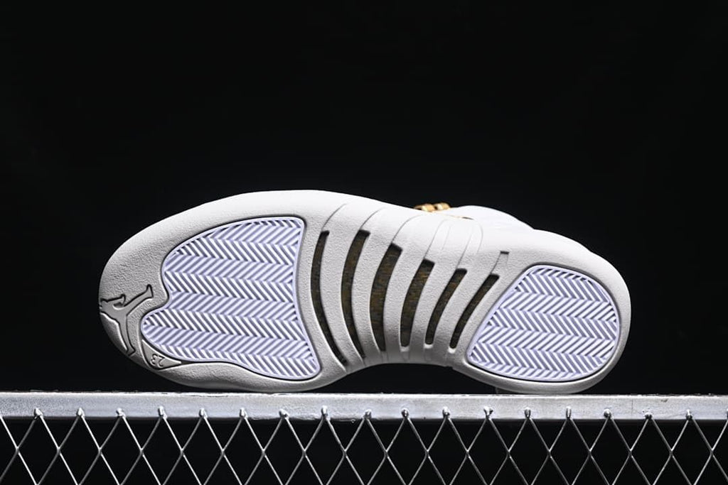 Underside view showing the patterned outsole