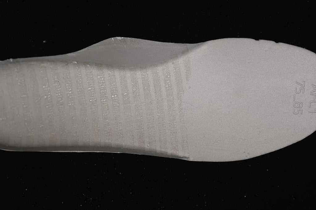 Close-up of the sneaker outsole