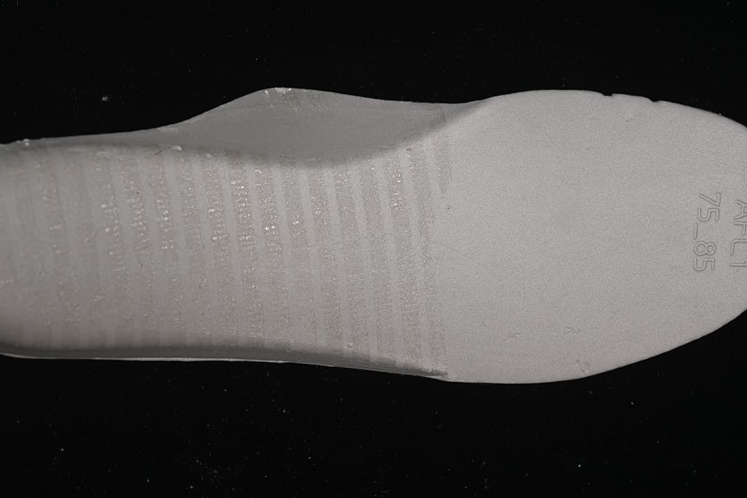 Close-up of the sneaker outsole