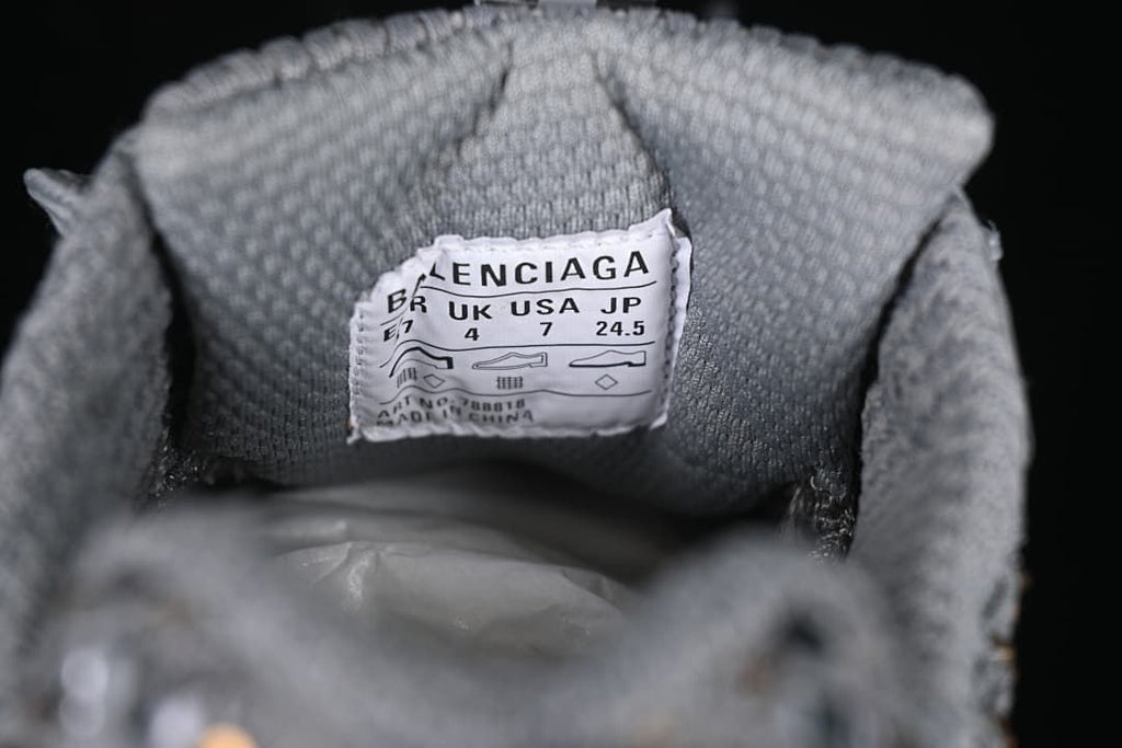 Inside shoe size label showing UK 4, USA 7, and JP 24.5.