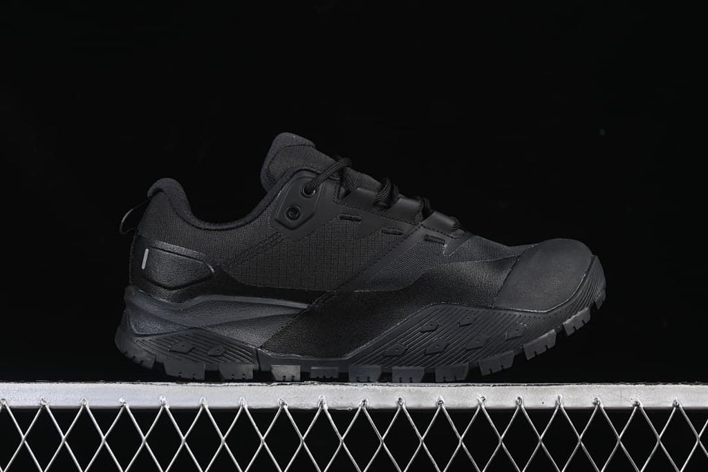 Side profile highlighting the low-top shape and outsole