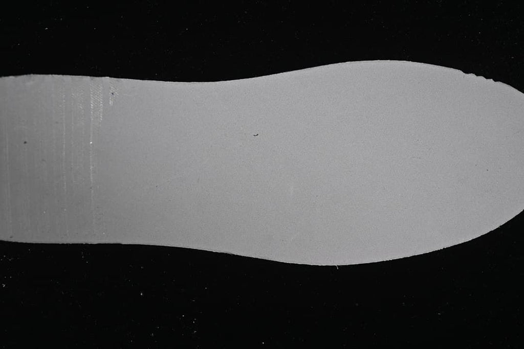 Close view of the sneaker outsole