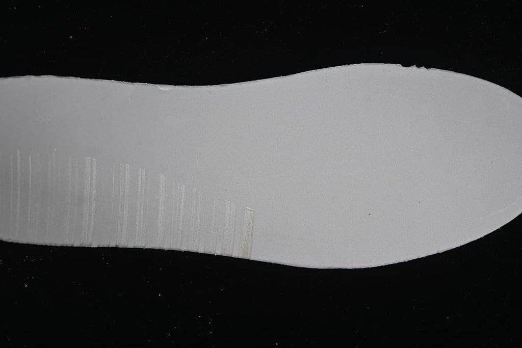 Close-up of the sneaker outsole surface