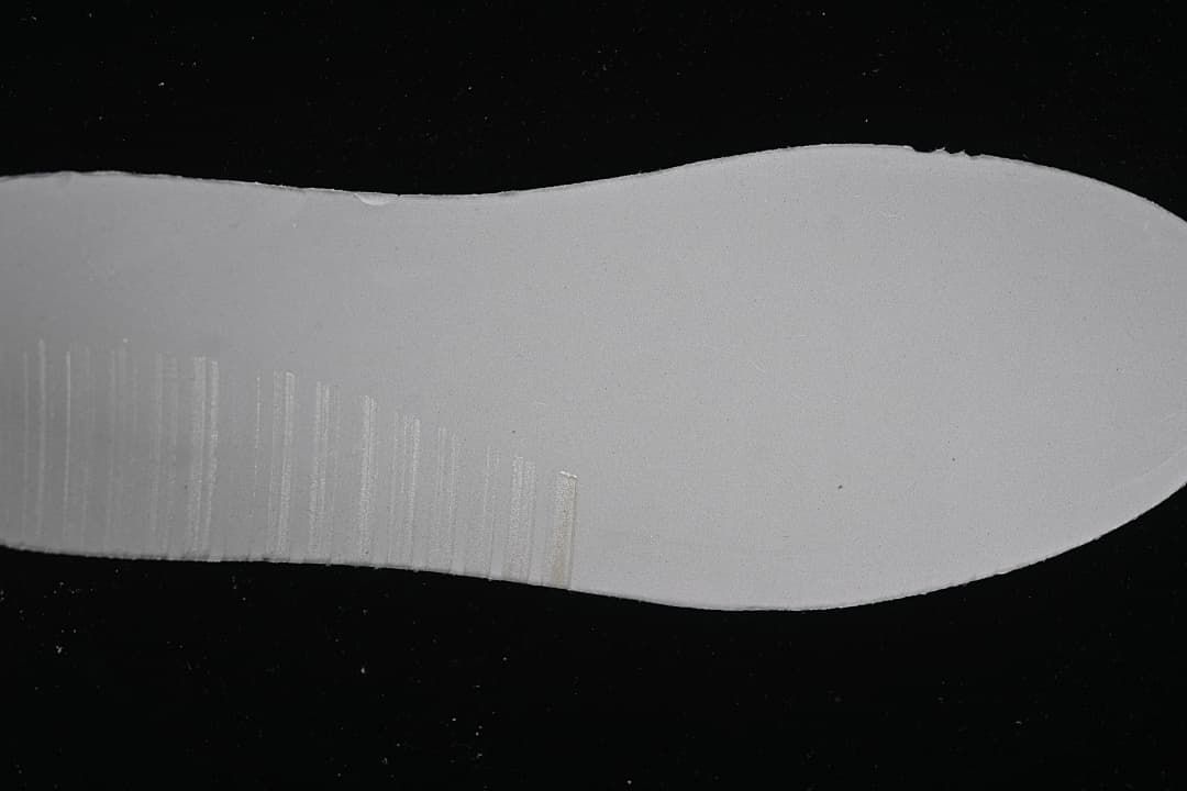 Close-up of the sneaker outsole surface