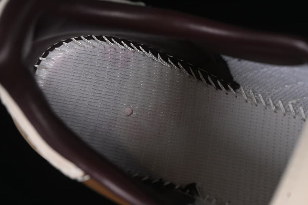 Close-up of the sneaker interior lining