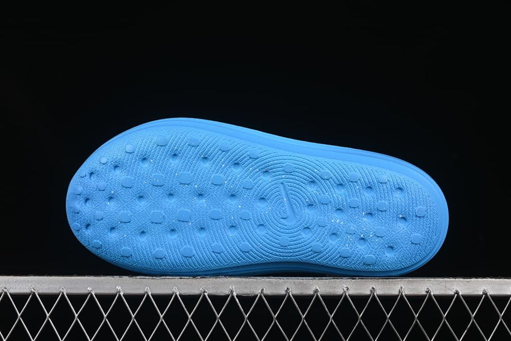 Underside view showing the textured tread pattern
