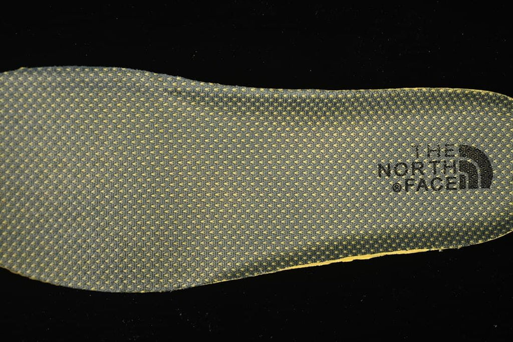 Close-up of the patterned insole