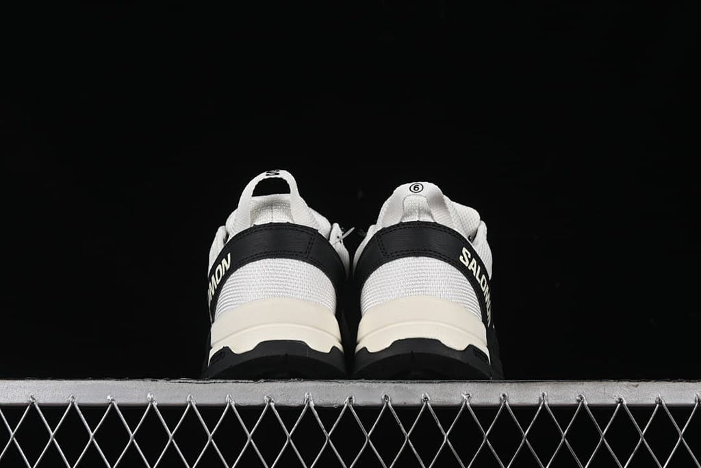 Rear view of the pair showing heel construction