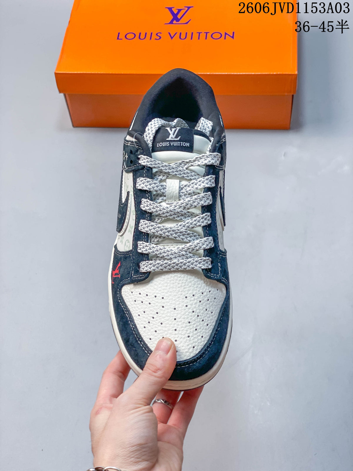 Top view highlighting the perforated toe and thick laces