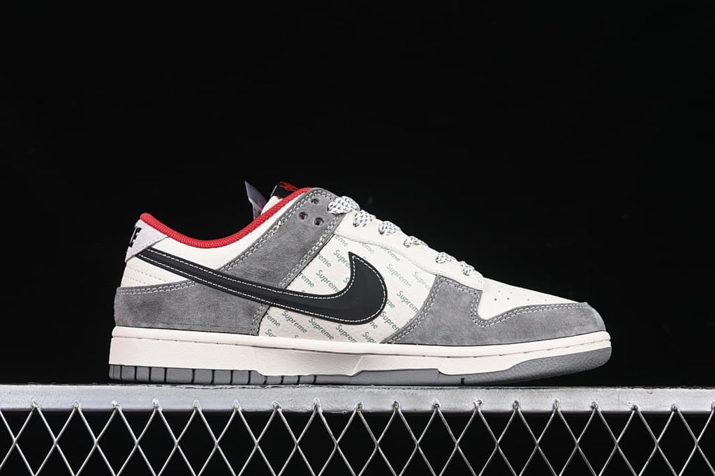 Side profile showing the low-top silhouette and color blocking