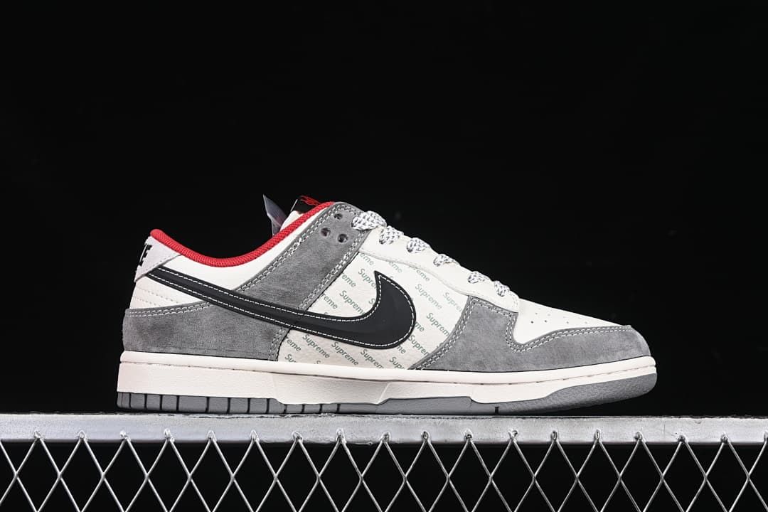 Side profile showing the low-top silhouette and color blocking