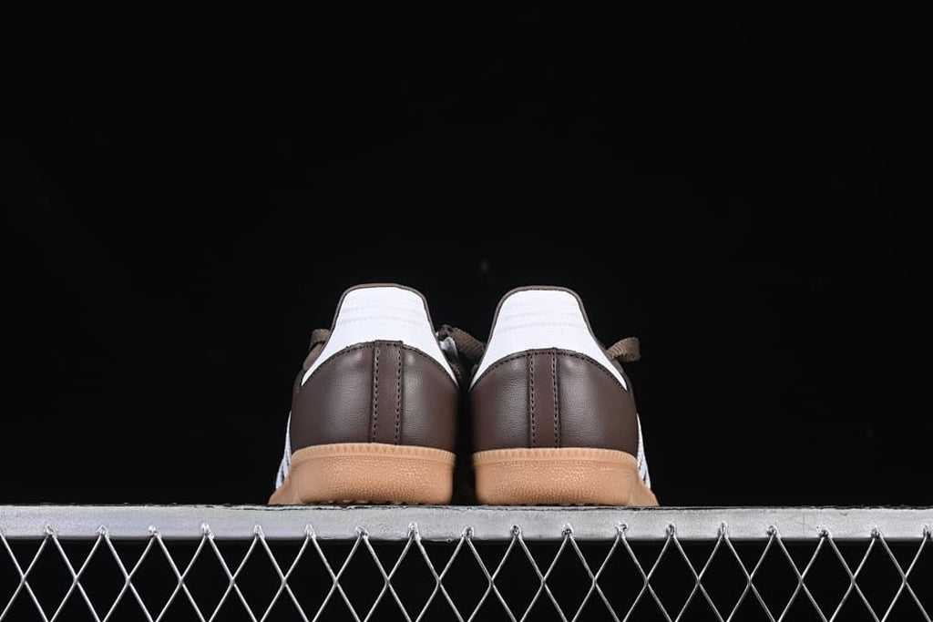 Rear view of the pair showing white heel panels