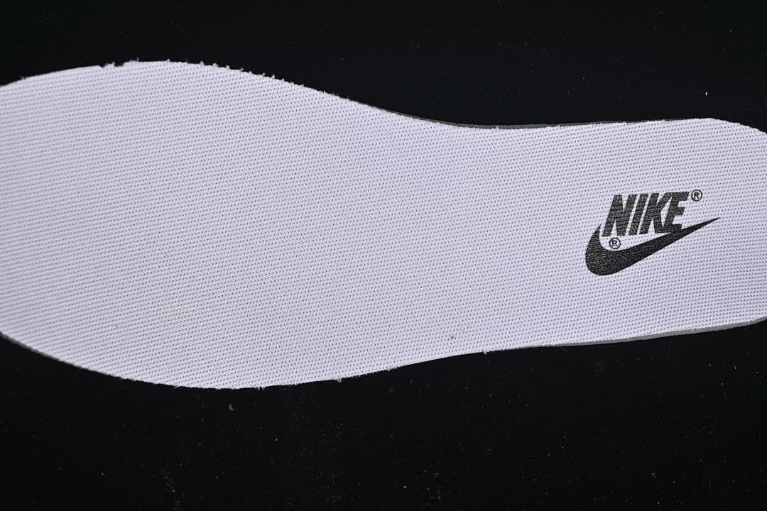 White insole with a Nike logo