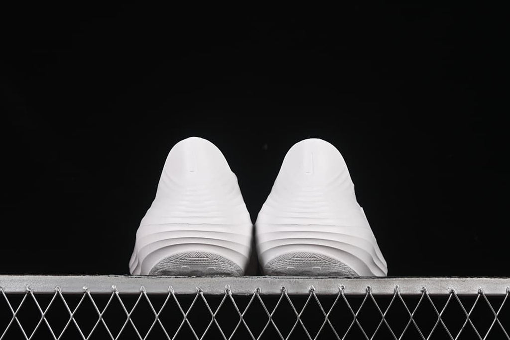 Rear view of the pair showing molded heel shapes