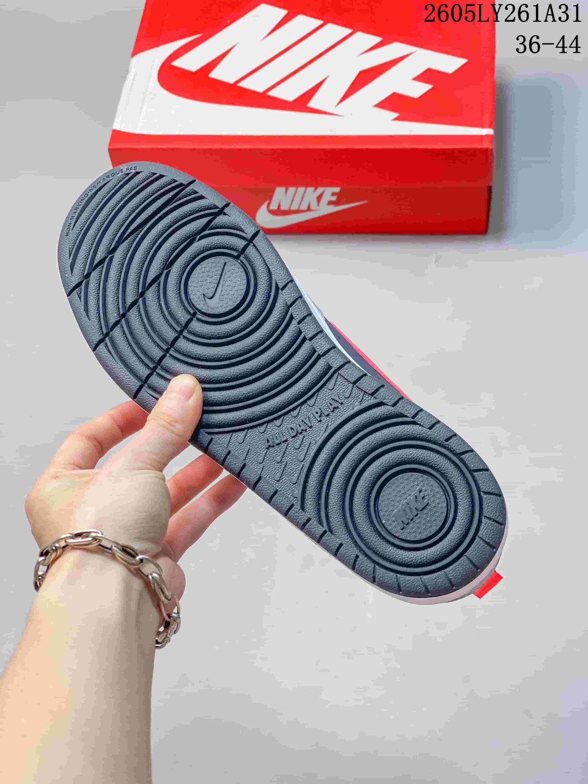 Close-up of the dark outsole with circular tread patterns