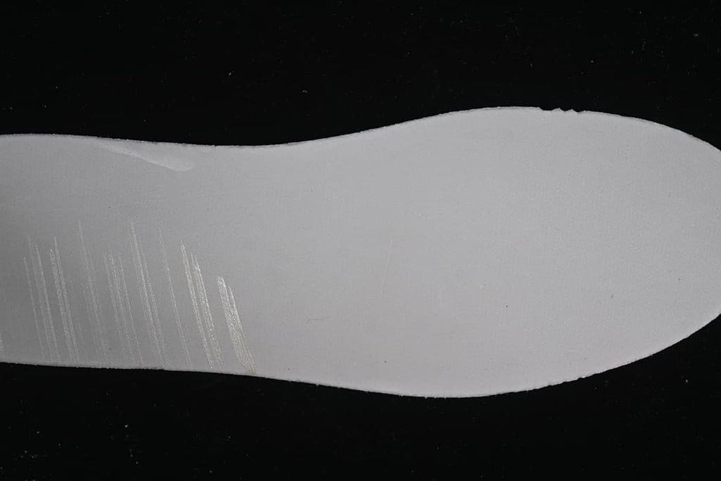 Close-up of the sneaker outsole surface