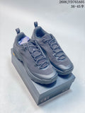 Pair of dark gray Kolon Sport MA Approach Venti hiking shoes shown from above at an angle