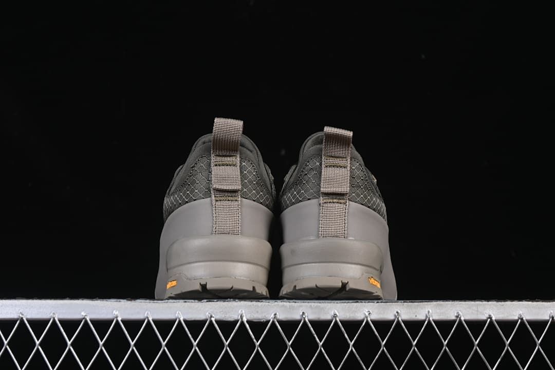 Rear view of both sneakers
