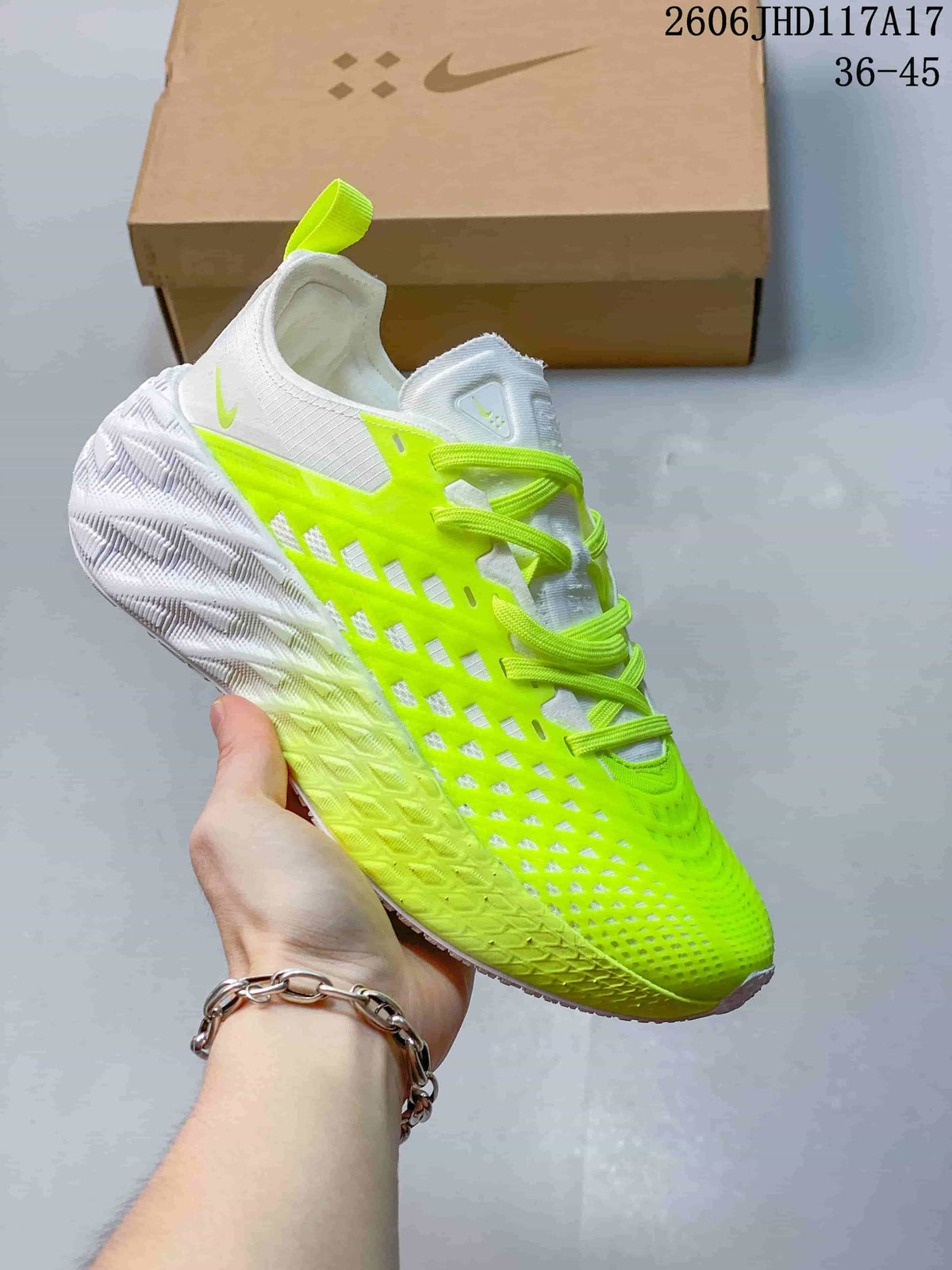 White and neon yellow Nike Ava Rover Hs sneaker