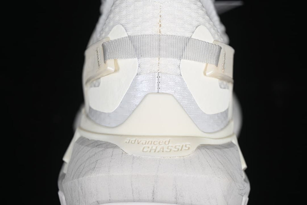 Rear view showing the heel structure