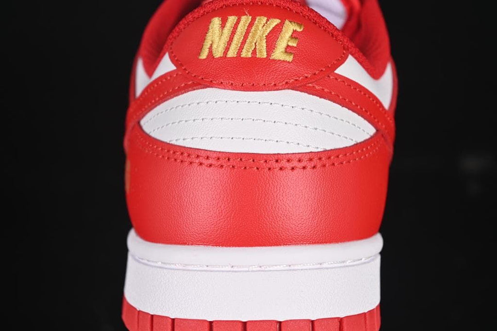 Rear view showing the gold Nike heel logo
