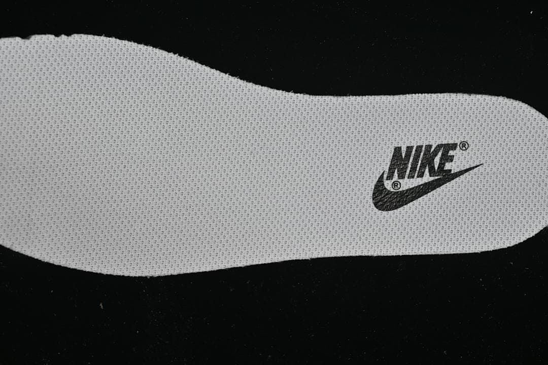 Close-up of the insole with Nike branding