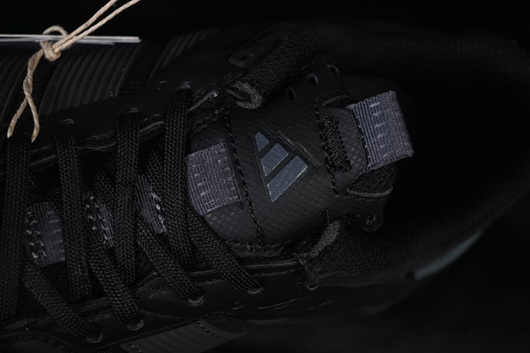 Close-up of the laces and tongue