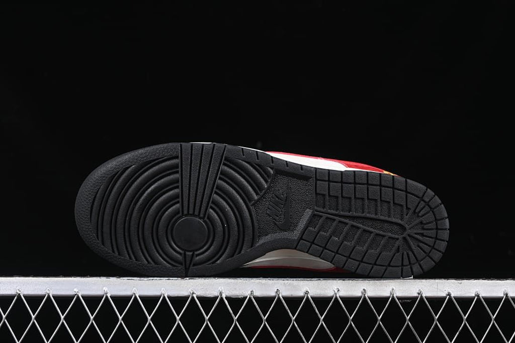 Underside view showing the black outsole tread pattern