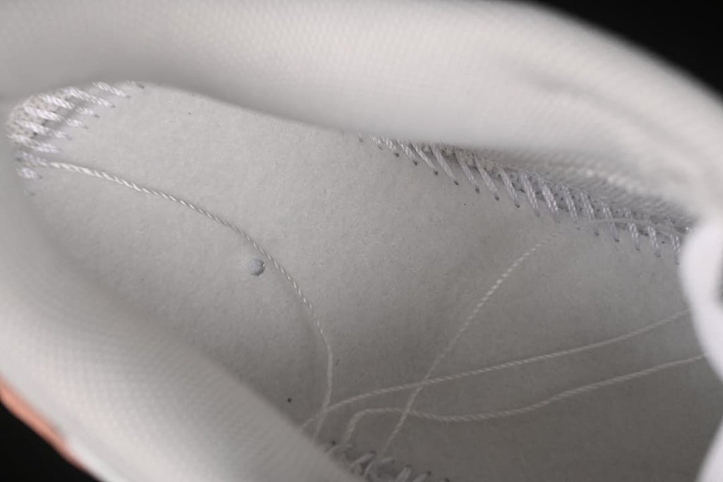 Close-up view inside the shoe