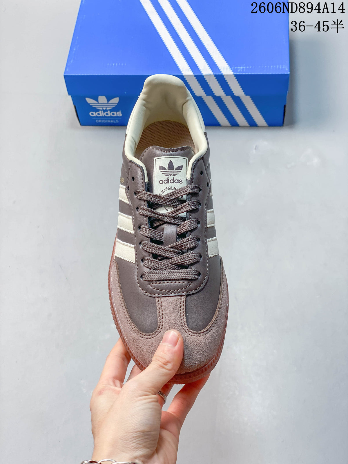 Top view showing the laces, tongue label and cream lining
