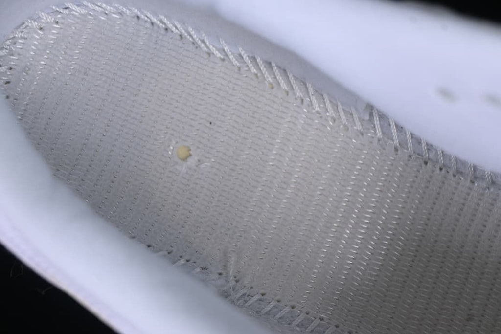 Close-up of the shoe's inner lining