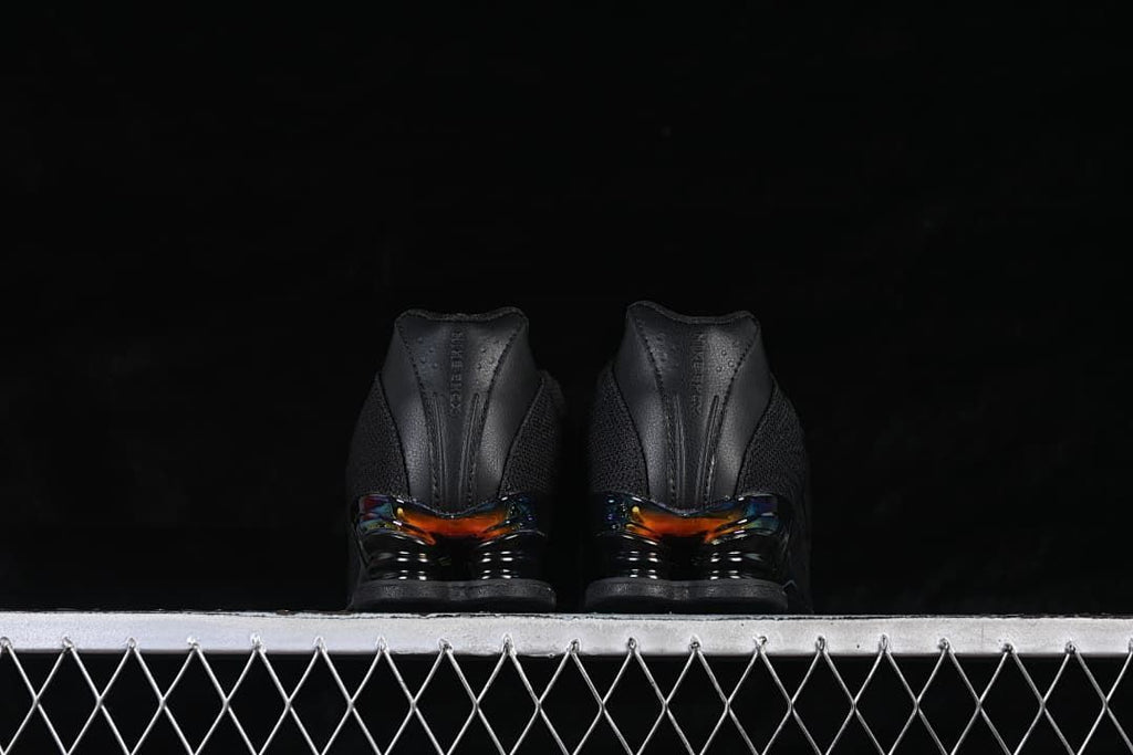Rear view of the pair highlighting the heel cushioning.