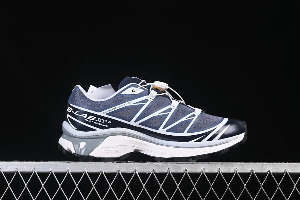 Side profile showing the shoe's layered upper and midsole