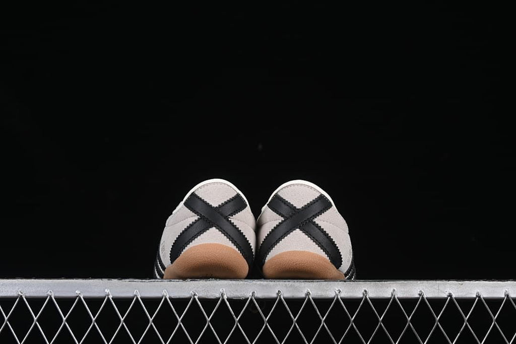 Rear view of the pair showing the black heel details