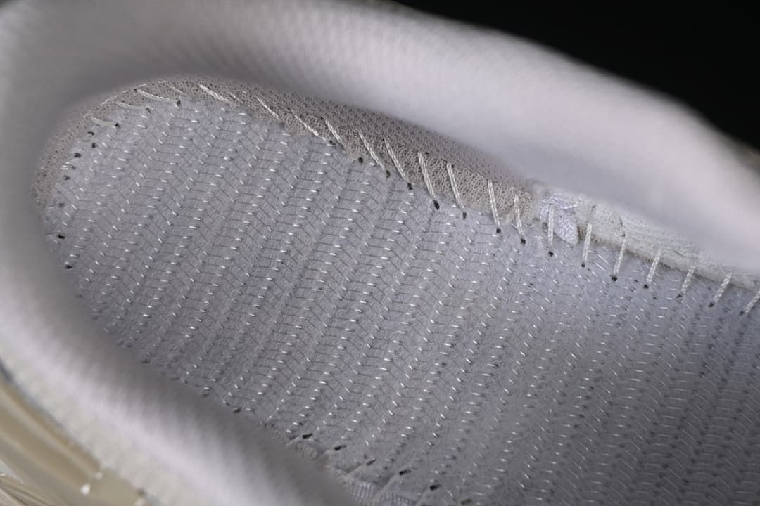 Close-up of the sneaker’s textured interior lining