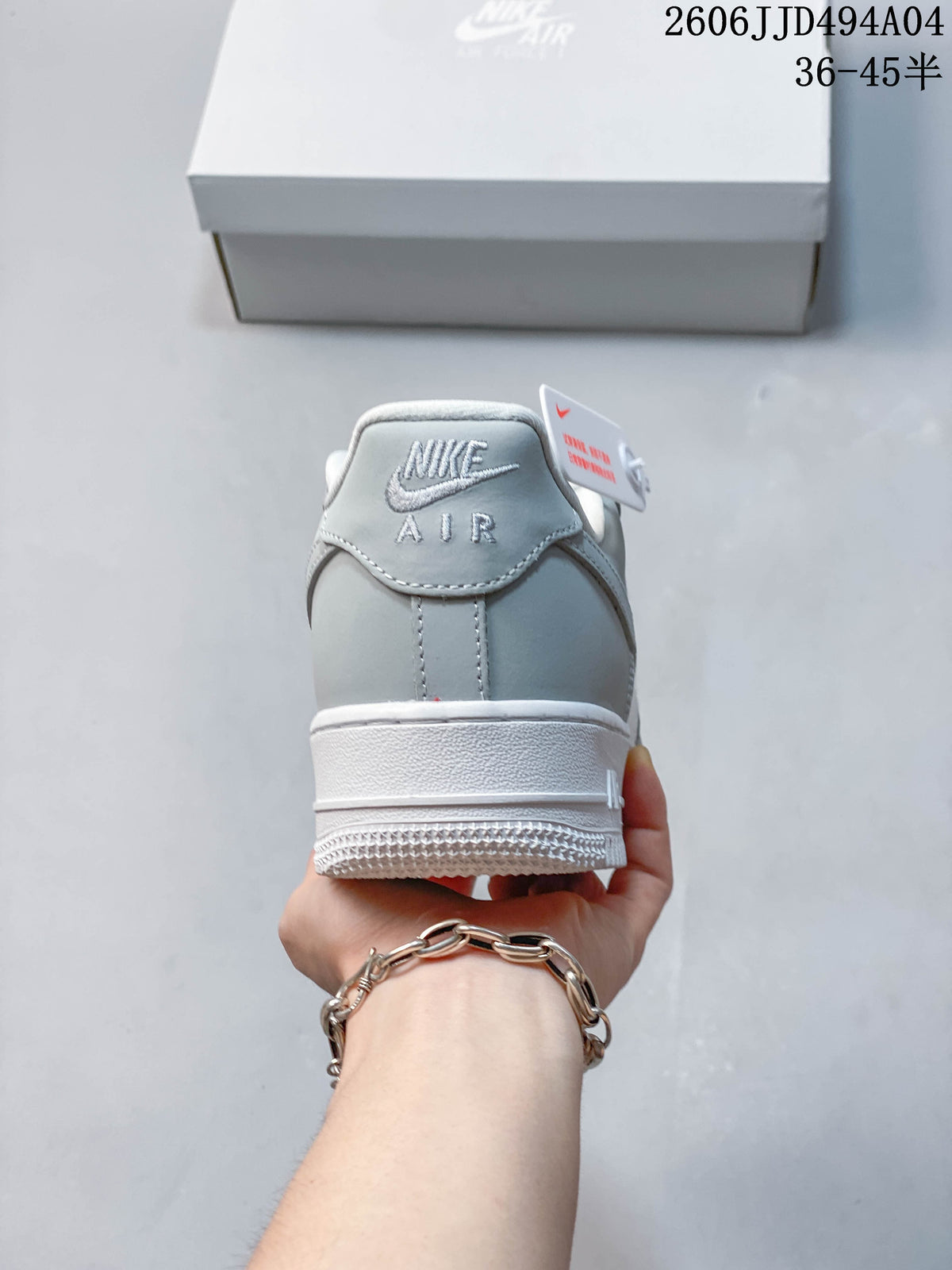 Rear view of the sneaker showing the heel panel and outsole