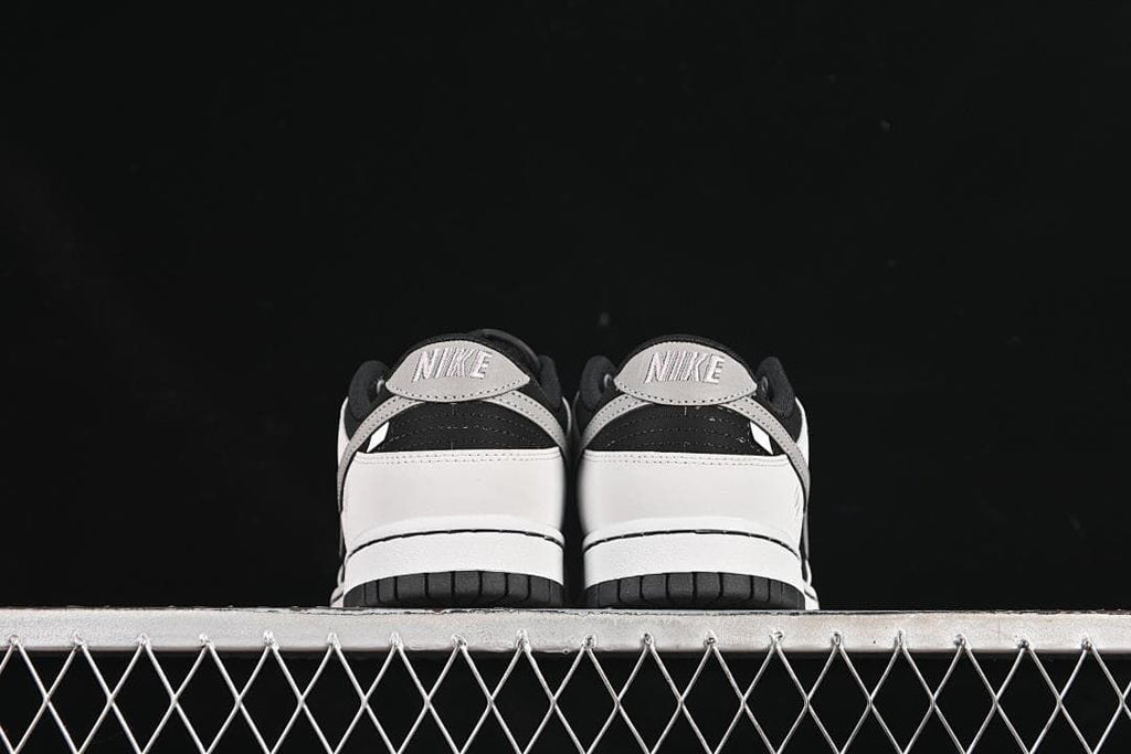 Rear view of the pair showing grey heel tabs
