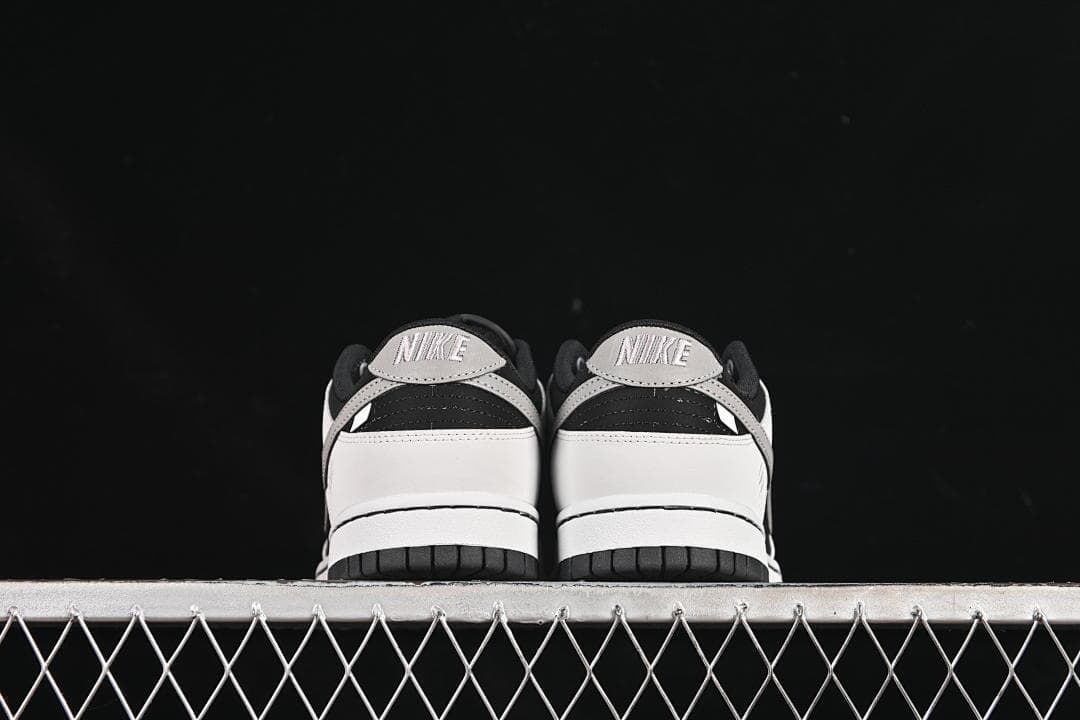 Rear view of the pair showing grey heel tabs