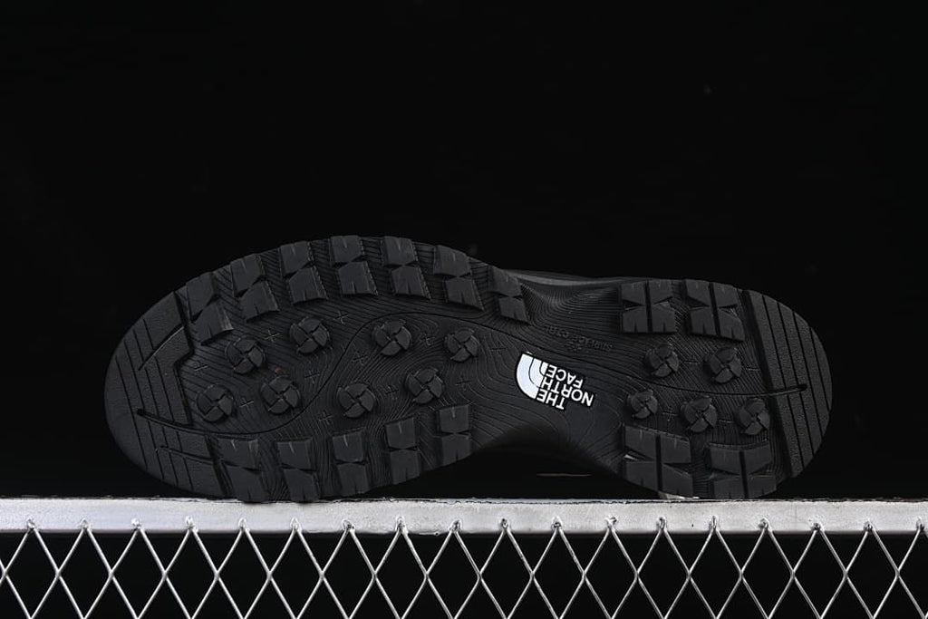 Underside view showing the outsole lug pattern