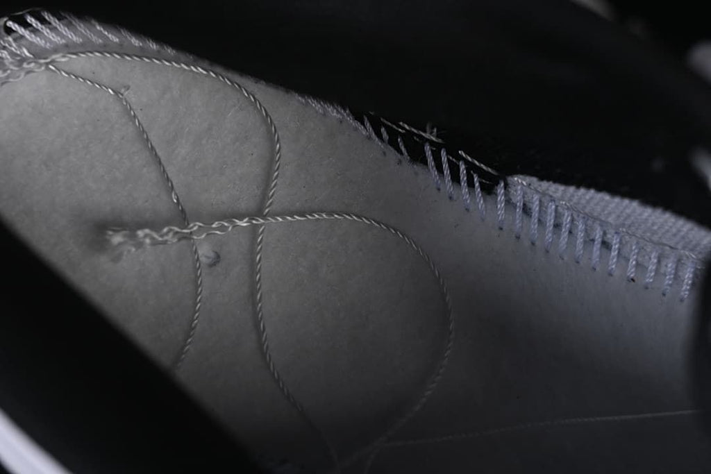 Close-up detail of interior stitching