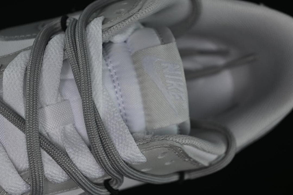 Close-up of the tongue, standard laces, and cord-style laces