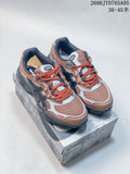 Brown and rust ASICS GEL-SD Lyte UB12-S sneakers with a dark sole